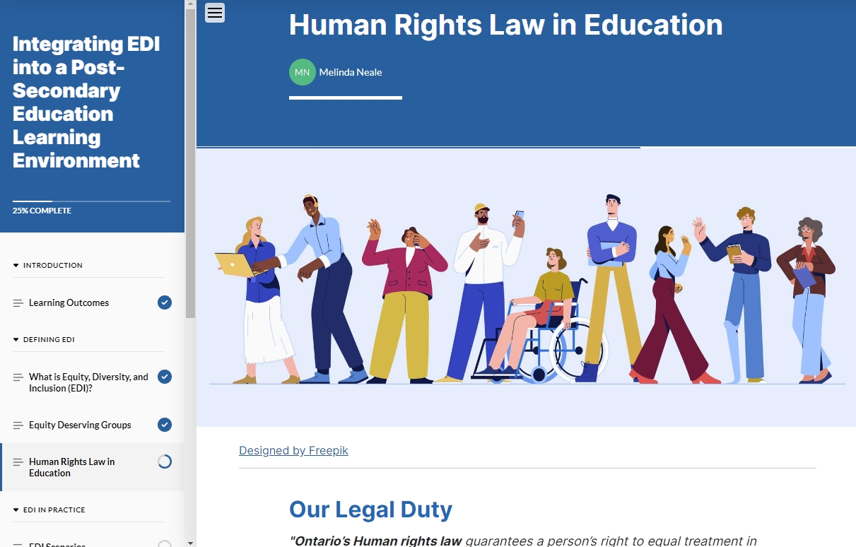 EDI module about human rights laws