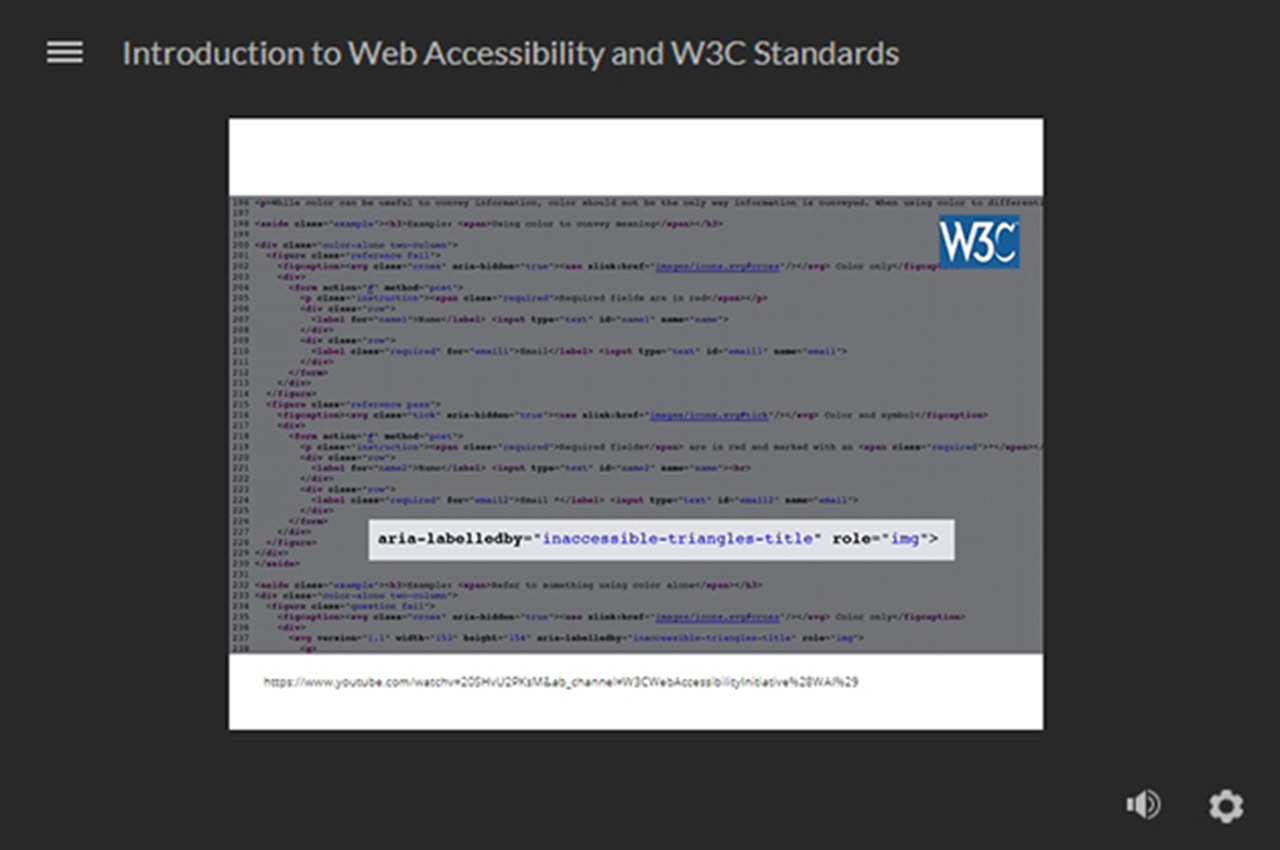 pop up example screen with quiz