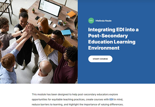 Student Accessibility Services Presentation welcome screen