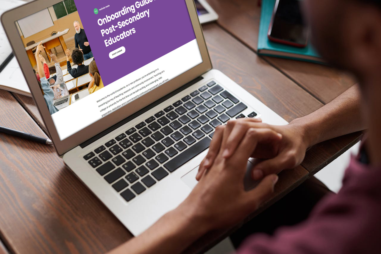 laptop showing Accessibility module
