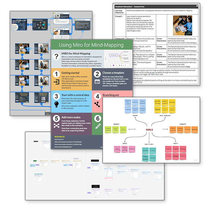 a collage of toolkit examples